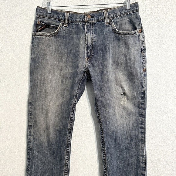 Ariat M4 FR Work Jeans Men's 36 X 32 Low Rise Boot Cut Flame Resistant - Picture 7 of 16